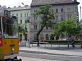 Stilvolle Wohnung Budapest Blick auf die Straße