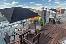 Unterkunft Prag Wenzelsplatz Terrasse
