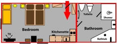 Appartementsvermietung Kleineseite Grundriß
