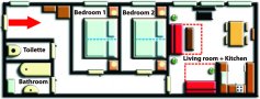 Unterkunft und Frühstück Wenzelsplatz Grundriß