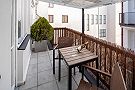 Appartementzimmer Wenzelsplatz Balkon