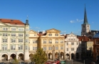 Romantische Wochenende in Prag Blick auf die Straße