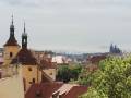 Luxury Apartment Hastalska Prag Blick auf die Straße