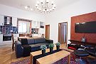 Jednorozec Apartments - Londynska Balkon Wohnzimmer