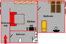 Andel Apartmany U Santosky - Apartmán 14 Grundriß