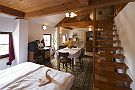 Apartm&aacute;ny U koček - Apartm&aacute;n V Podkrov&iacute; Wohnzimmer